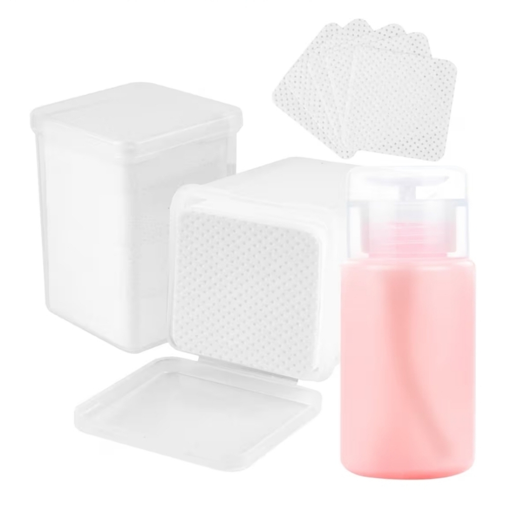 Lint Free Nail Wipes With Dispenser 400PCS